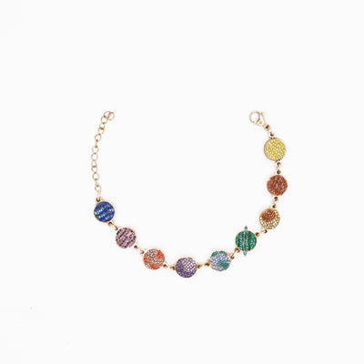 StarBracelet - Planets - Gold/Multicolor