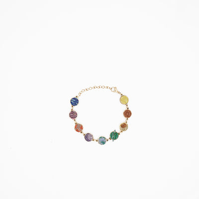 StarBracelet - Planets - Gold/Multicolor
