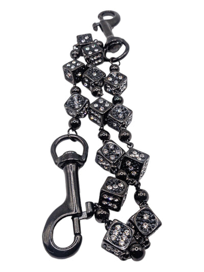 Black Dice Wallet Chain
