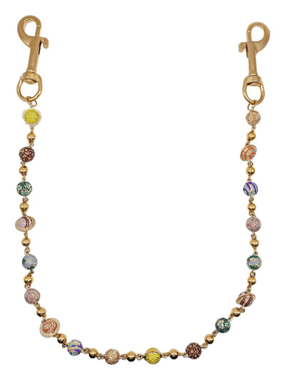 Gold Planet Wallet Chain - Multicolor
