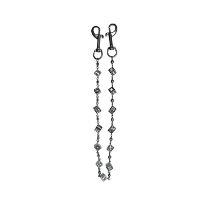 Black Dice Wallet Chain