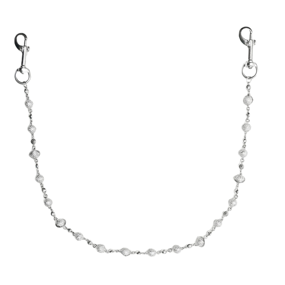 Planet Wallet Chain - White