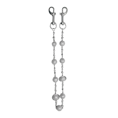 Large Planet Wallet Chain - White