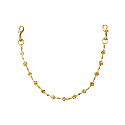 Gold Dice Wallet Chain