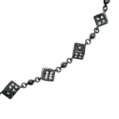 Black Dice Wallet Chain