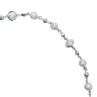Planet Wallet Chain - White