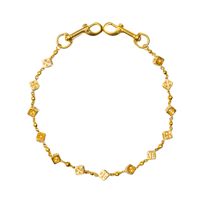 Gold Dice Wallet Chain