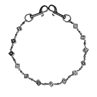 Black Dice Wallet Chain