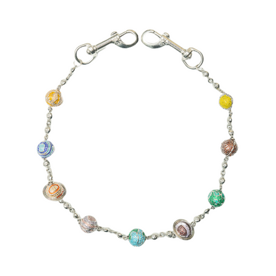Large Planet Wallet Chain - Multicolor